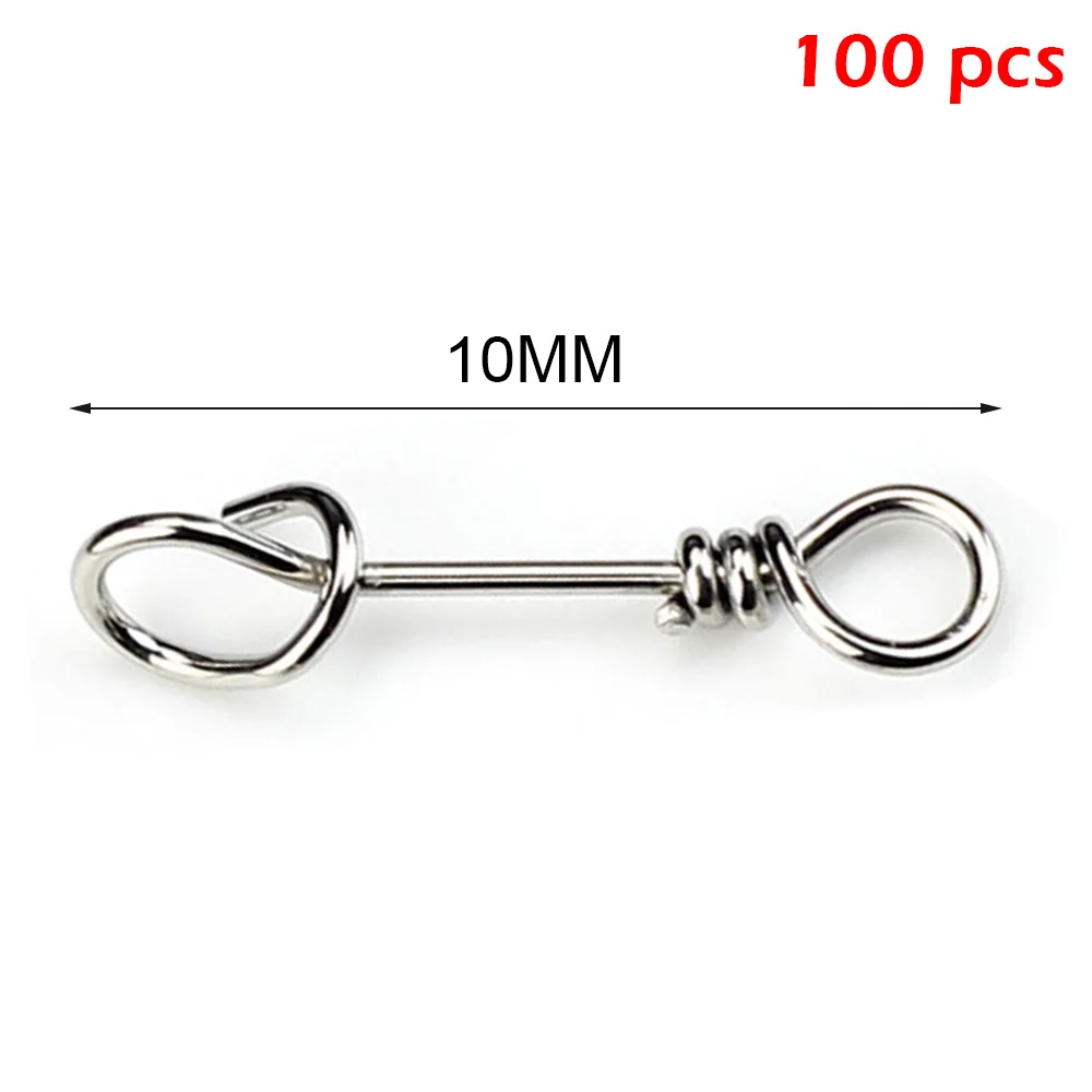 100pcs Fishing Snap Fast Clips High Strength Stainless Steel Fishing Connector Fishhook Lure Tackle Fishing Accessories
100pcs Fishing Snap Fast Clips High Strength Stainless Steel Fishing Connector Fishhook Lure Tackle Fishing Accessories