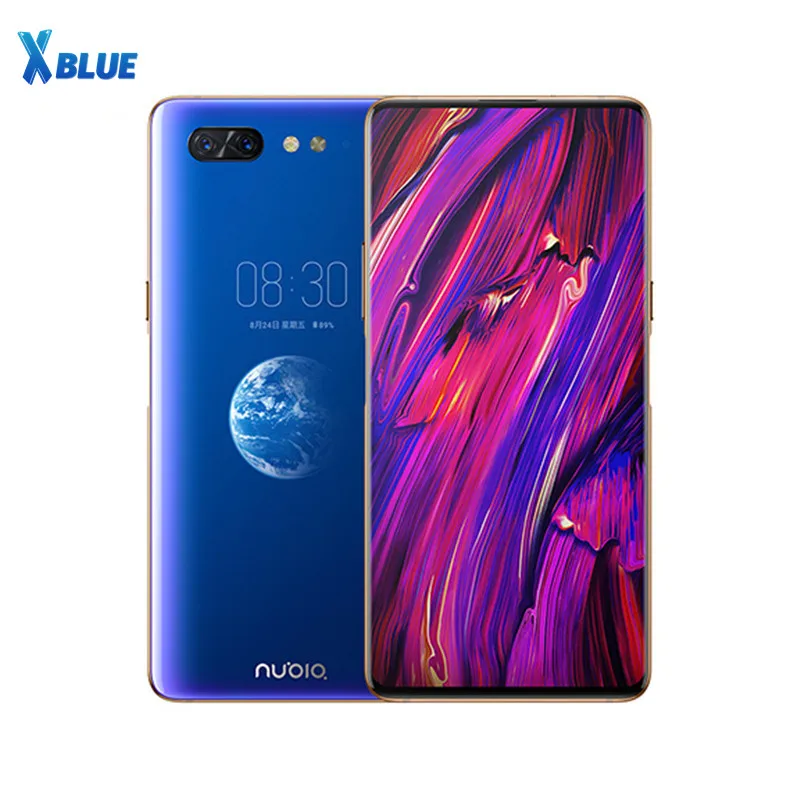 Мобильный телефон ZTE Nubia X 6 ГБ 64 Восьмиядерный процессор Snapdragon 845 двойной экран 26 + 5