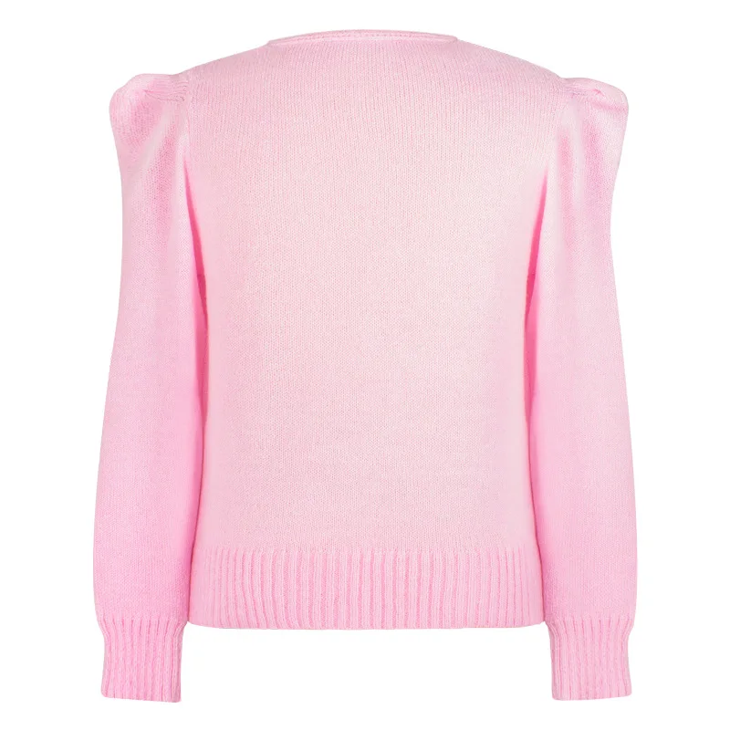 Fannic 2020 Casual Loose Long Sleeve Knitted Pink V- neck Sweater
Fannic 2020 Casual Loose Long Sleeve Knitted Pink V- neck Sweater