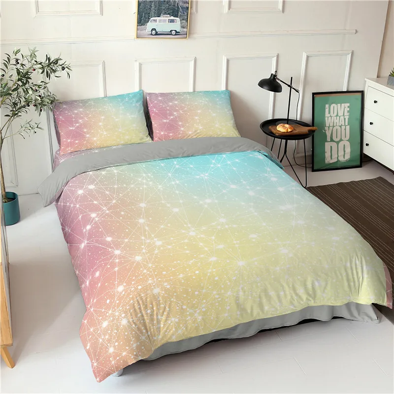 3D Galaxy Bedding Set Home Textiles 2/3PCS Colorful Duvet Cover Sets Pillowcase Soft Single Double Queen King Size
3D Galaxy Bedding Set Home Textiles 2/3PCS Colorful Duvet Cover Sets Pillowcase Soft Single Double Queen King Size