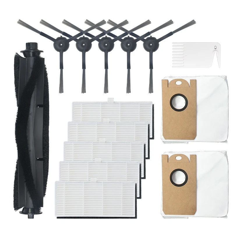 14Pcs Replaceble Side Brush Roll Brush Filter Accessories Set Parts for S9 Vacuum Cleaner Sweeper Replace for Home
14Pcs Replaceble Side Brush Roll Brush Filter Accessories Set Parts for S9 Vacuum Cleaner Sweeper Replace for Home