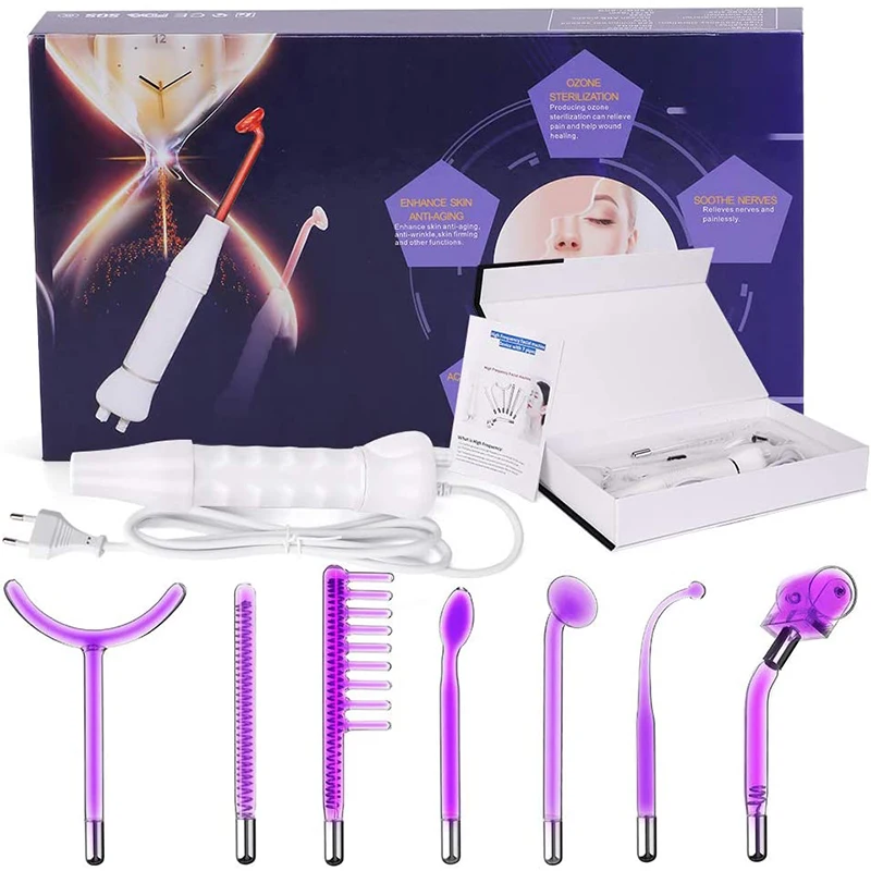 7 In 1 High Frequency Electrode Facial Machine Glass Tube Acne Wand Spot Acne Remover High Frequency Facial Spa Beauty Machine
7 In 1 High Frequency Electrode Facial Machine Glass Tube Acne Wand Spot Acne Remover High Frequency Facial Spa Beauty Machine