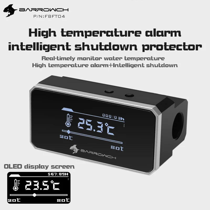 Многомодовый oled-дисплей Barrowch FBFT04 с сигнализацией при перегреве и