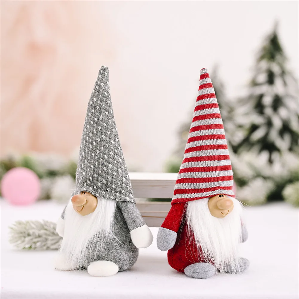 Рождественская плюшевая кукла Санта Гном 2 шт./компл. 22x10 см, шведские гномы Tomte, украшения для рождественской елки, респектабельный 
Рождественская плюшевая кукла Санта Гном 2 шт./компл. 22x10 см, шведские гномы Tomte, украшения для рождественской елки, респектабельный