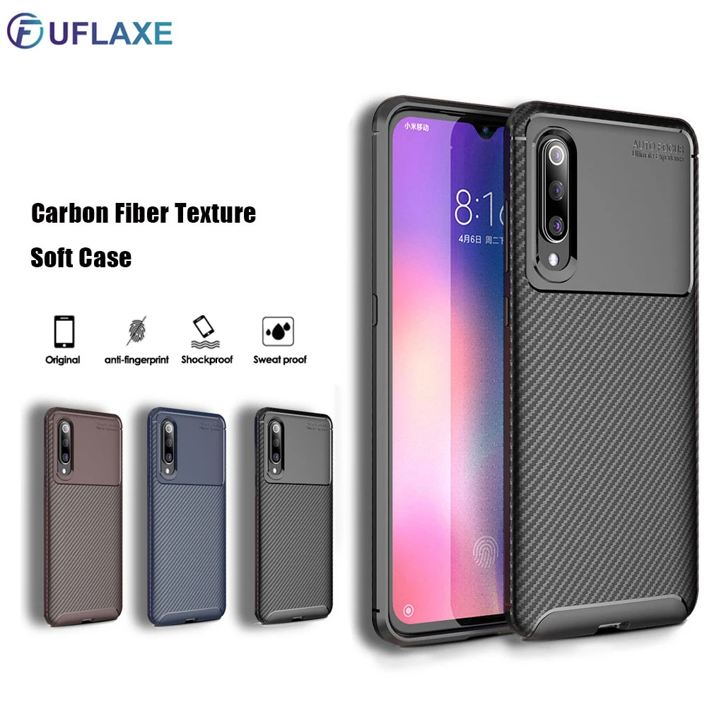 UFlaxe Soft Silicone Case for Xiaomi Mi 9 Lite 9T Carbon Fiber Texture Ultra-thin Shockproof Cover Mi CC9e CC9 Pro
UFlaxe Soft Silicone Case for Xiaomi Mi 9 Lite 9T Carbon Fiber Texture Ultra-thin Shockproof Cover Mi CC9e CC9 Pro