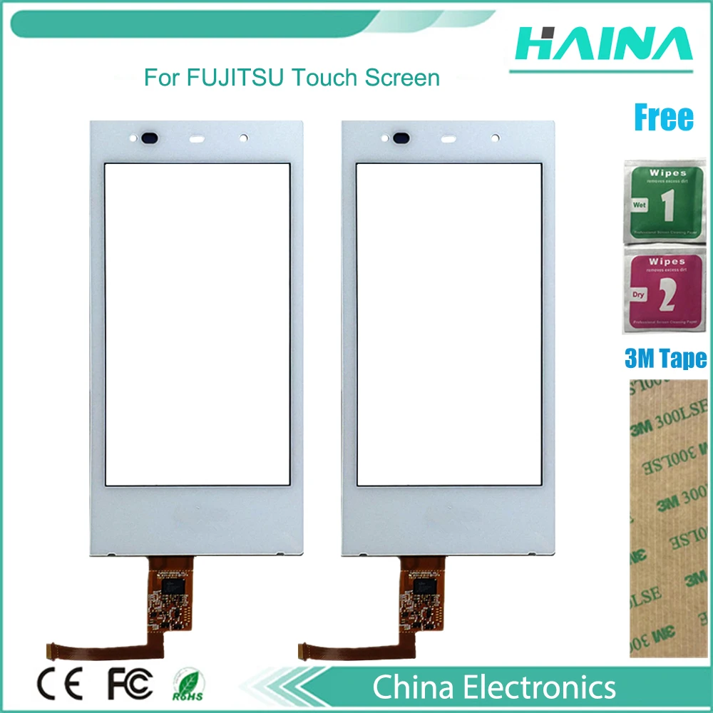 white color phone For FUJITSU Touch Screen Digitizer Sensor Front Glass Lens Panel 3M Tape
white color phone For FUJITSU Touch Screen Digitizer Sensor Front Glass Lens Panel 3M Tape