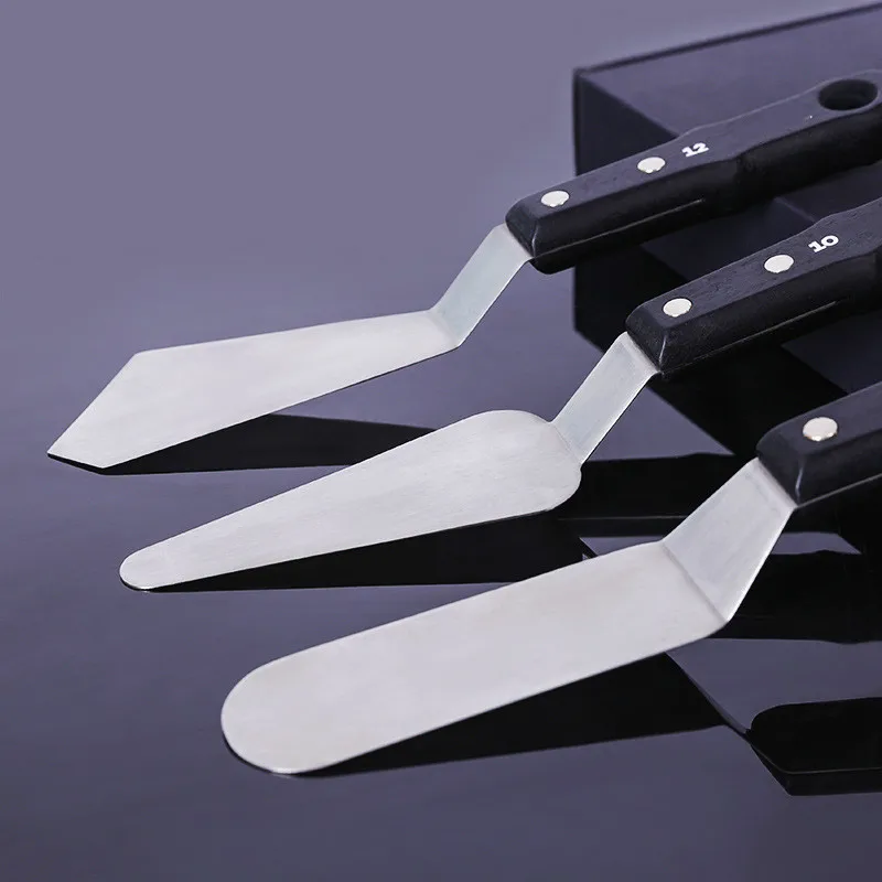 Stainless steel large scraper color matching knife set acrylic paint palette knife painting tool oil painting scraper
Stainless steel large scraper color matching knife set acrylic paint palette knife painting tool oil painting scraper