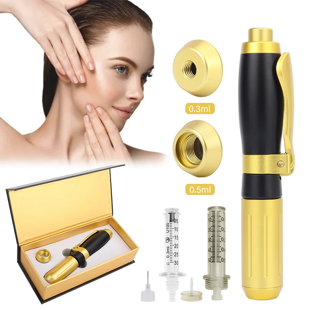 0.3/0.5ML Hyaluronic Acid Syringe Pen 2in1 Hyaluron Pen Set Beauty Atomizer Needle Moisturing Micro Injector Skin Care Nebulizer
0.3/0.5ML Hyaluronic Acid Syringe Pen 2in1 Hyaluron Pen Set Beauty Atomizer Needle Moisturing Micro Injector Skin Care Nebulizer