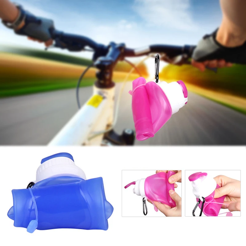 Newly 500ML Silicone Outdoor Travel Summer Bottle Portable Water Sports Folding Bottle Durable
Newly 500ML Silicone Outdoor Travel Summer Bottle Portable Water Sports Folding Bottle Durable