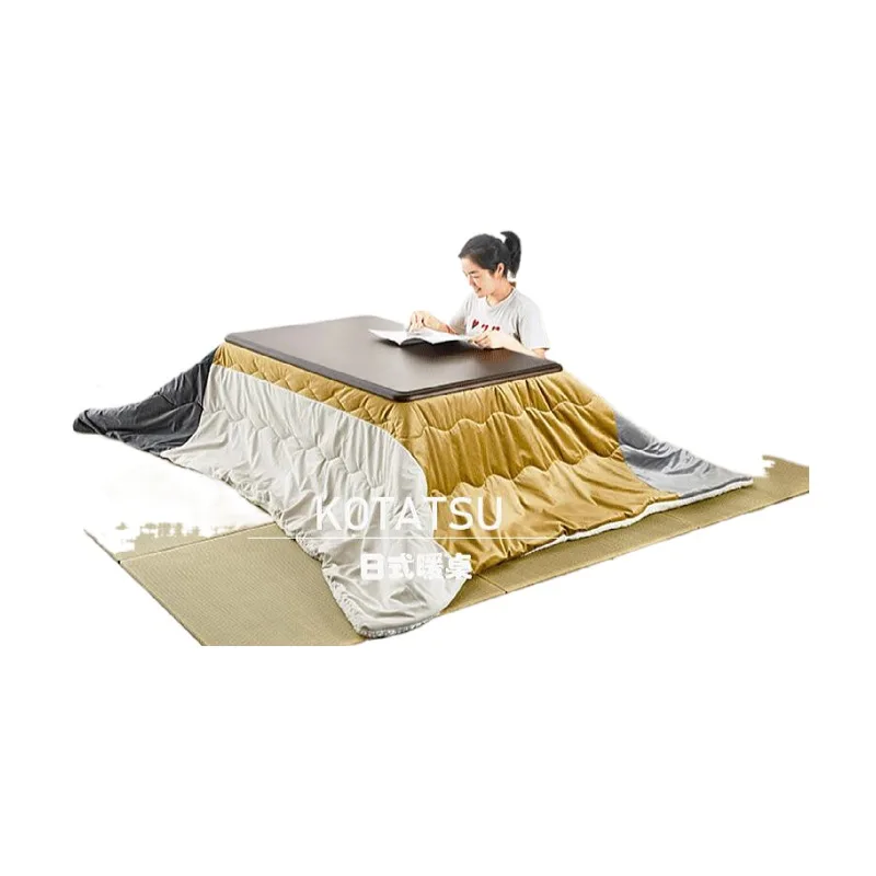 4pcs/set Modern Wood Table Kotatsu Set 1 Table 2 Futon 1 Heater Japanese Style Living Room Furniture Table Center Table Wooden
4pcs/set Modern Wood Table Kotatsu Set 1 Table 2 Futon 1 Heater Japanese Style Living Room Furniture Table Center Table Wooden