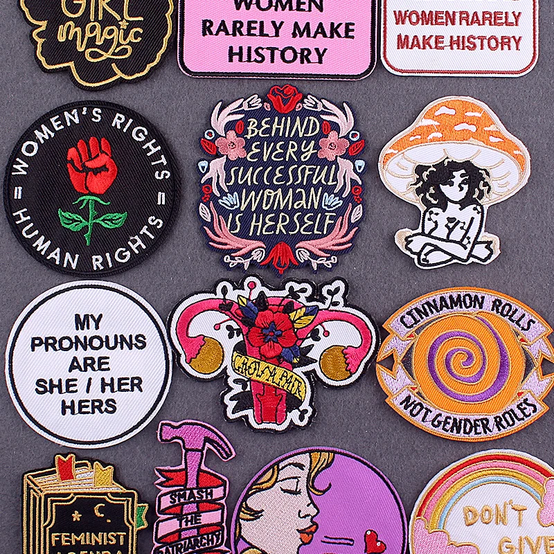 Girl Power Iron On Embroidered Patches On Clothes Stripes Lovely Girl Clothing Thermo Adhesive Patches For Dress Applique Decor
Girl Power Iron On Embroidered Patches On Clothes Stripes Lovely Girl Clothing Thermo Adhesive Patches For Dress Applique Decor