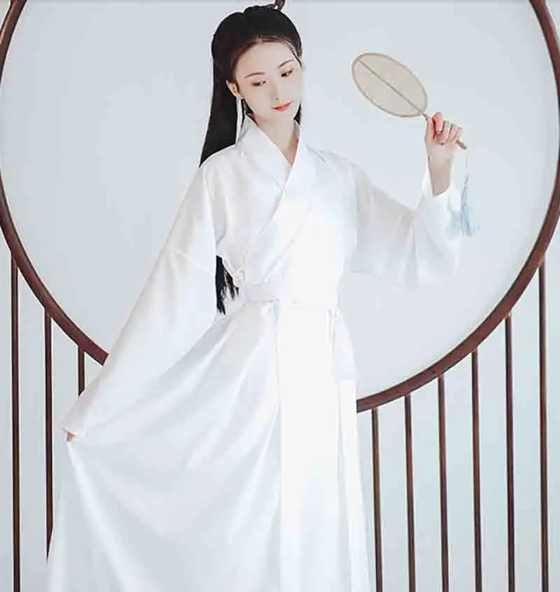 Chinese Traditional Dress Hanfu Women Fantasia Cosplay Costume Hanfu Summer White Dress Fancy Dress Gfit For Lady Plus Size
Chinese Traditional Dress Hanfu Women Fantasia Cosplay Costume Hanfu Summer White Dress Fancy Dress Gfit For Lady Plus Size