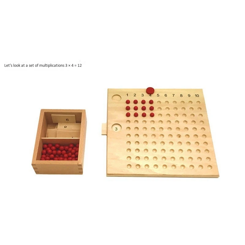 

Wooden Digital Puzzles, Mathematics Early Education Toys,Multiplication and Division Board, Math Board Educational Toy