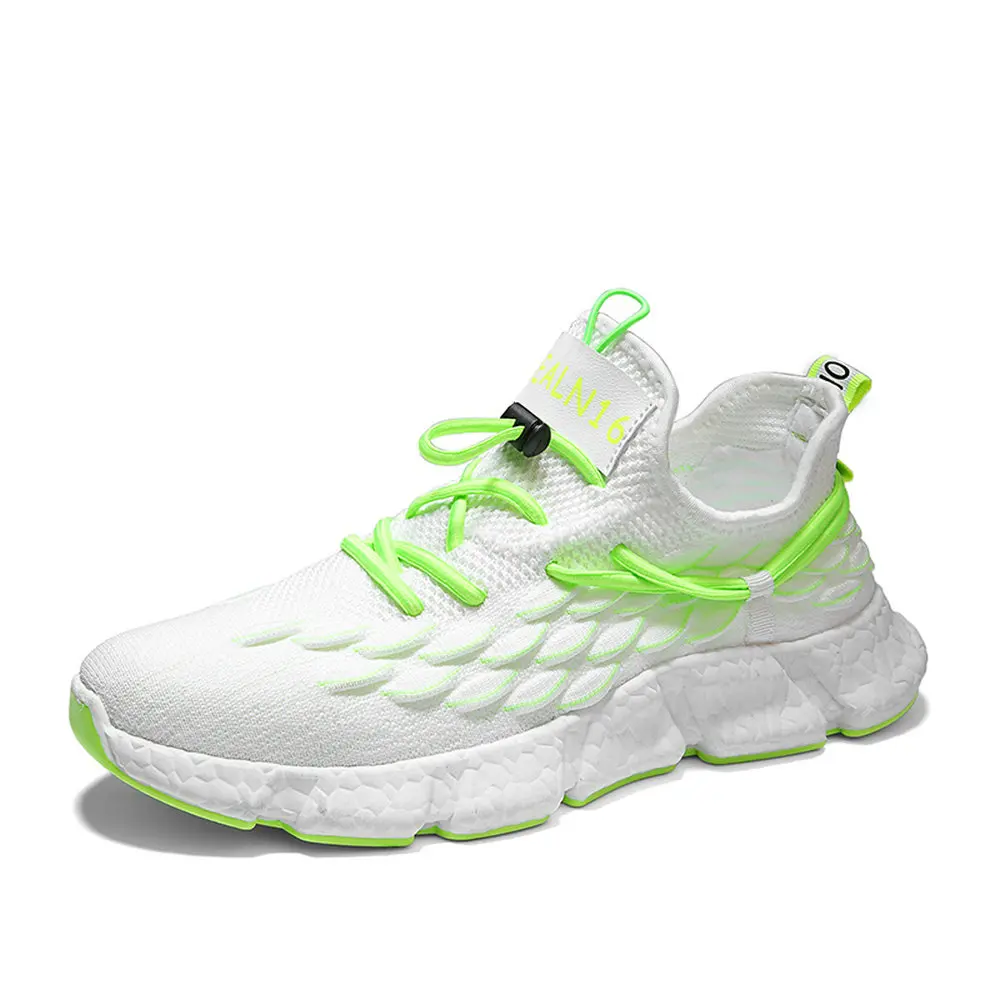Men's Lace-up Coconut Casual Shoes Fish Scale Blade Sneakers Daddy Fly Woven Mesh Breathable Running Sport Shoes
Men's Lace-up Coconut Casual Shoes Fish Scale Blade Sneakers Daddy Fly Woven Mesh Breathable Running Sport Shoes