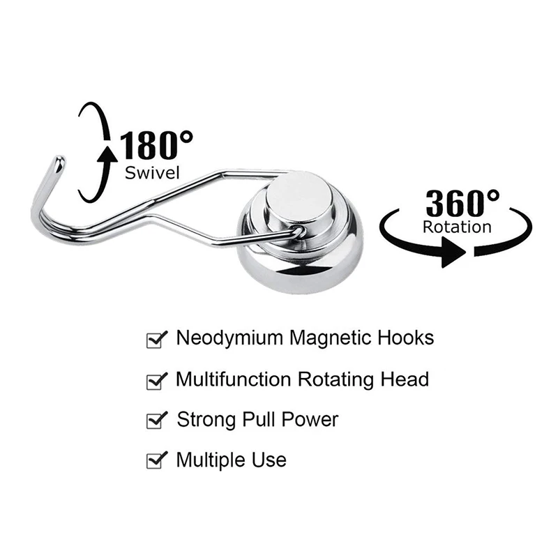 Strong Magnetic Hooks Heavy Duty Wall Hooks Hanger Key Coat Cup Hanging Hanger for Home Kitchen Storage Organization
Strong Magnetic Hooks Heavy Duty Wall Hooks Hanger Key Coat Cup Hanging Hanger for Home Kitchen Storage Organization