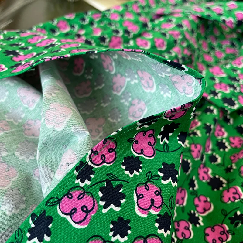 HarleyFashion Women New Fresh Summer Designers Elastic Waist Bow High Quality Green Flower Printing Pleated Long Cotton Skirt
HarleyFashion Women New Fresh Summer Designers Elastic Waist Bow High Quality Green Flower Printing Pleated Long Cotton Skirt
