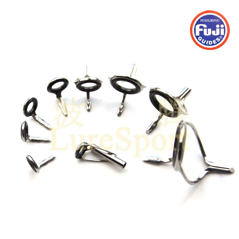 LureSport FUJI 9 шт. набор LOG LNOG guide FOT Top Guide и Rod строительный компонент ремонт Удочка DIY