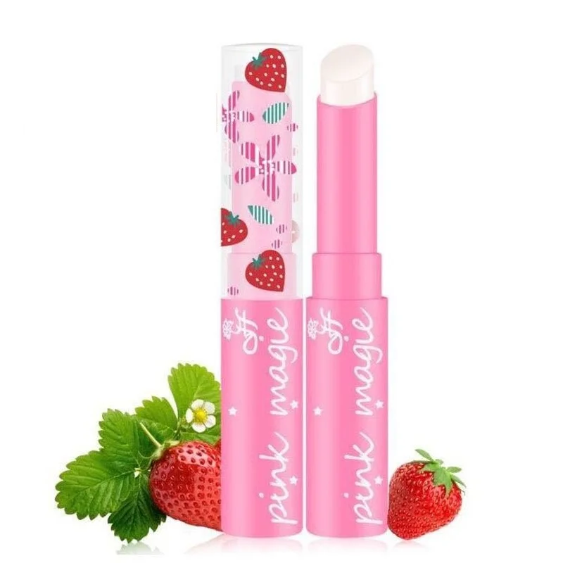 

Strawberry Lipstick Color Mood Changing Long Lasting Moisturizing Lipstick Makeup Lip Care Beauty 24 Hours Without Makeup