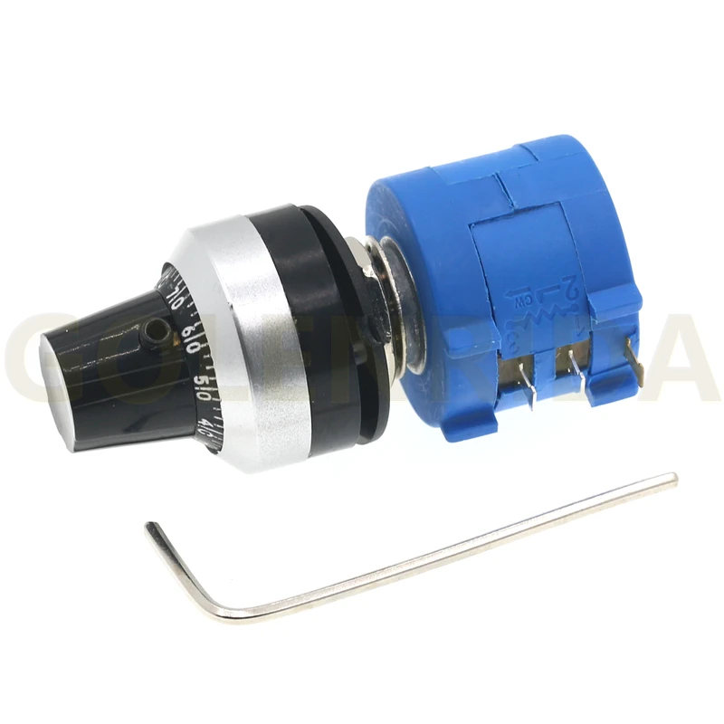 3590S-2 3590S Series Precision Multiturn Potentiometer 10 Ring Adjustable Resistor+1PCS Turns Counting Dial Rotary 6.35mm Knob
3590S-2 3590S Series Precision Multiturn Potentiometer 10 Ring Adjustable Resistor+1PCS Turns Counting Dial Rotary 6.35mm Knob