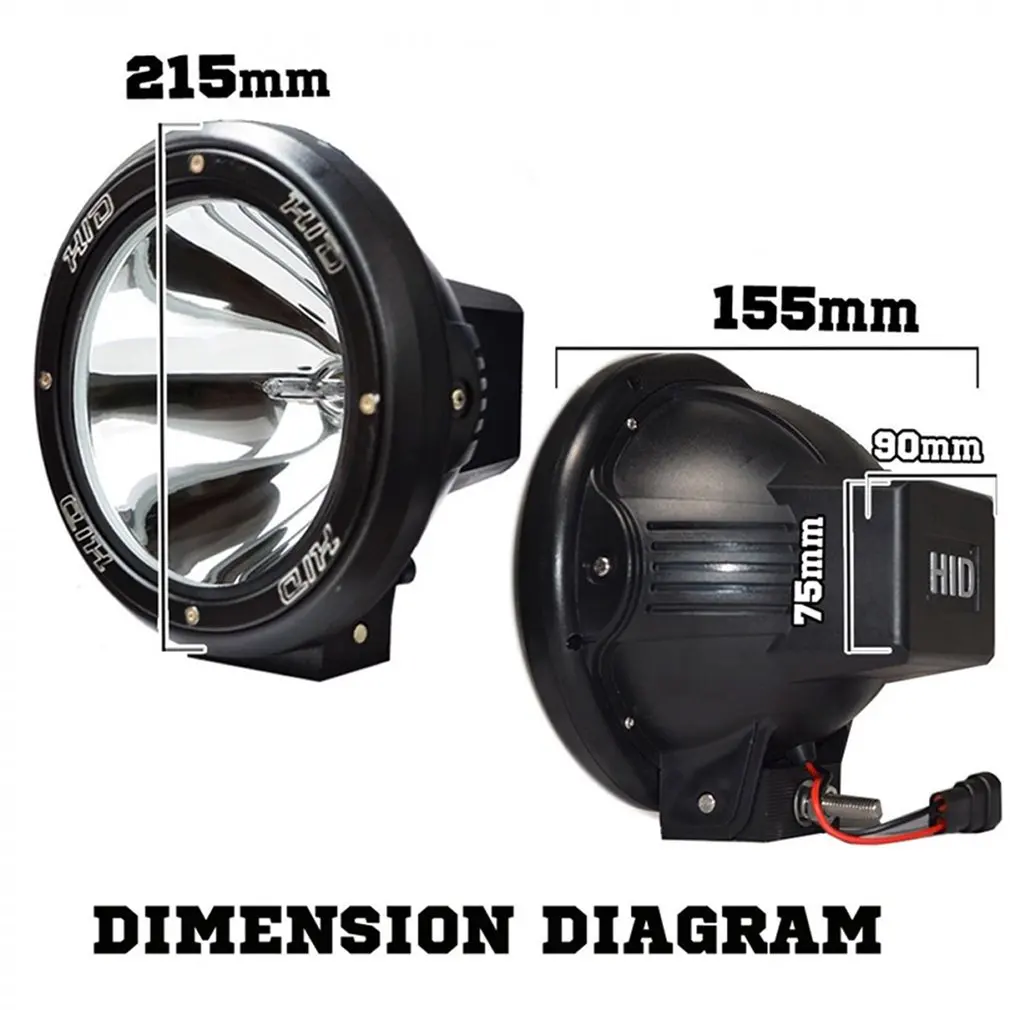 Universal New 1 Pair 7" inch 12V 100W HID Driving Lights XENON Spotlights for Offroad Hunting Fishing Camping Work Spot Lights
Universal New 1 Pair 7" inch 12V 100W HID Driving Lights XENON Spotlights for Offroad Hunting Fishing Camping Work Spot Lights