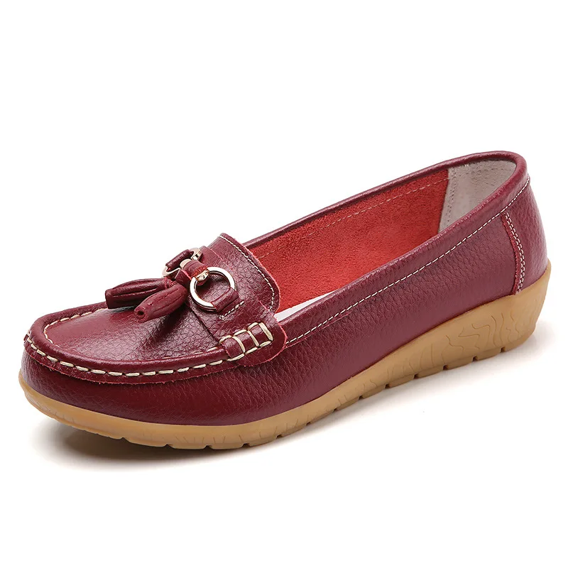 Women Flat Plus Size 44 Women Genuine Leather Shoes Slipony Low Heels Chaussures Femme Casual Ballet Flats Shoes Women Loafers
Women Flat Plus Size 44 Women Genuine Leather Shoes Slipony Low Heels Chaussures Femme Casual Ballet Flats Shoes Women Loafers