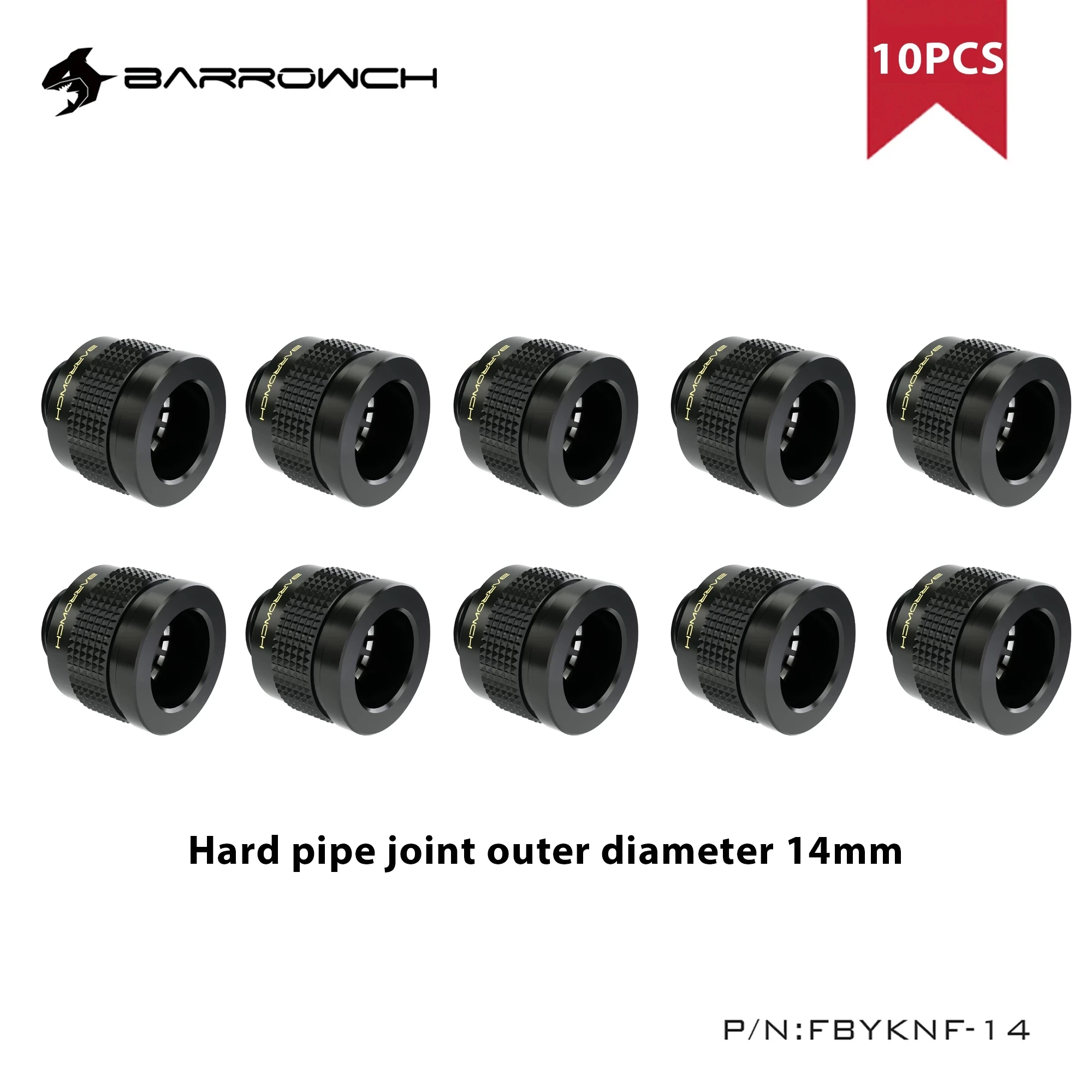 Barrowch 8/10pcs Wolverine OD14mm 16MM super anti-off hard tube fitting Water Cooling Connector Fitting G1/4 Thread PETG Acrylic
Barrowch 8/10pcs Wolverine OD14mm 16MM super anti-off hard tube fitting Water Cooling Connector Fitting G1/4 Thread PETG Acrylic