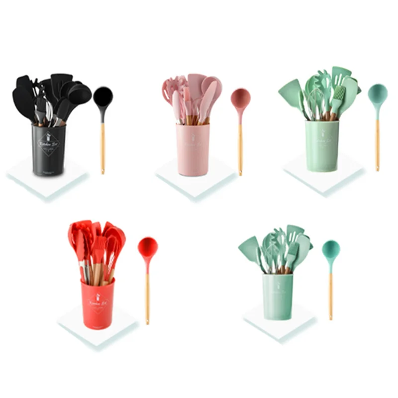 9/11Pcs Cooking Tools Set Kitchen Utensils Set Kitchenware Silicone Non-stick Spatula Spoon Cooking Tool Utensilios De Cocina
9/11Pcs Cooking Tools Set Kitchen Utensils Set Kitchenware Silicone Non-stick Spatula Spoon Cooking Tool Utensilios De Cocina