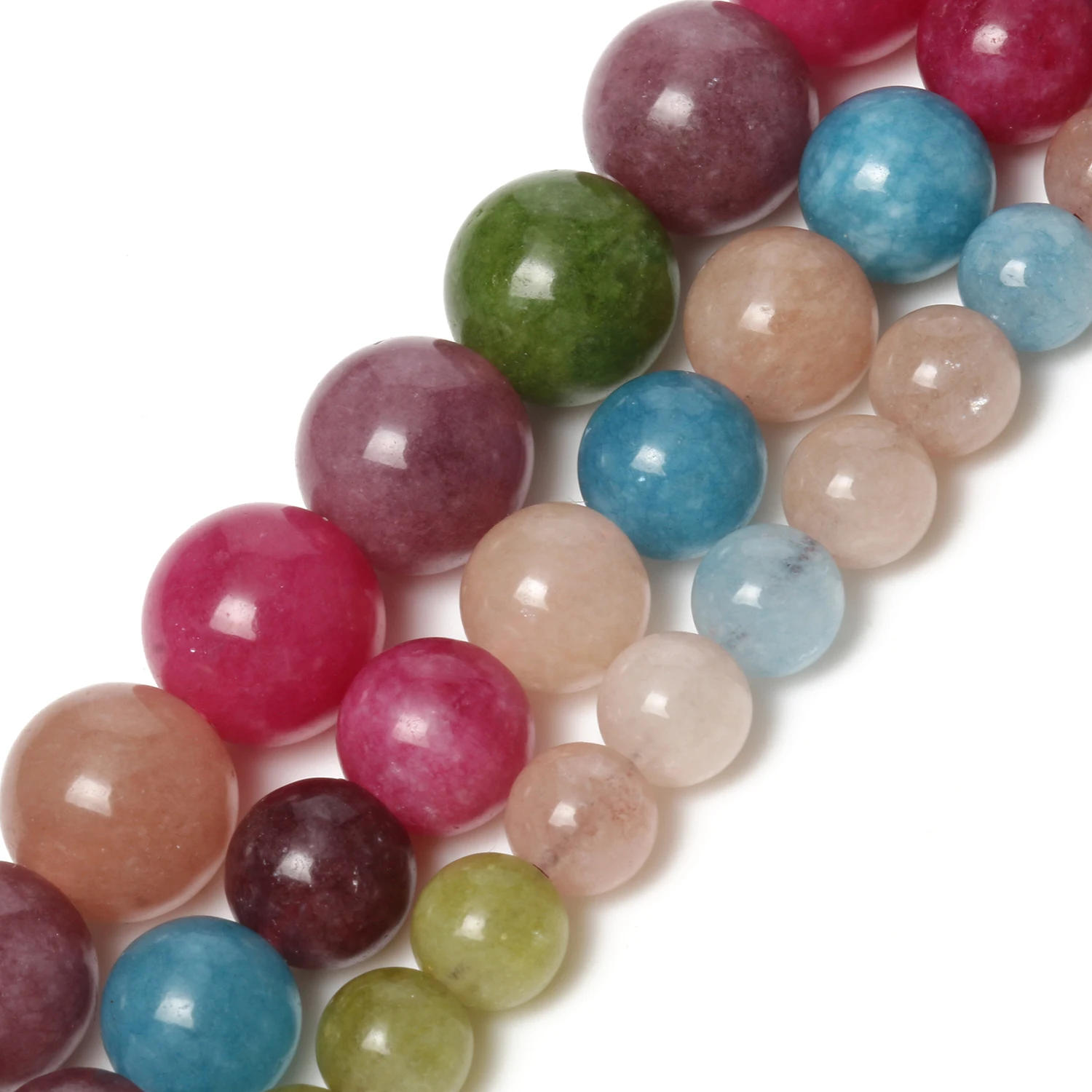 6/8/10mm Natural Stone Beads Colorful Tourmaline Jades Round Loose Beads for Jewelry Making Needlework Beads Diy Charms Bracelet
6/8/10mm Natural Stone Beads Colorful Tourmaline Jades Round Loose Beads for Jewelry Making Needlework Beads Diy Charms Bracelet