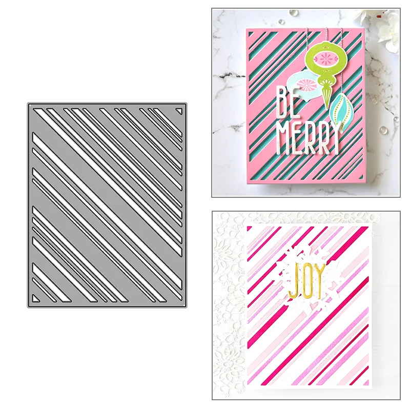 Square Diagonal Dtriped Frame Metal Cutting Dies for DIY Scrapbook Album Paper Card Decoration Crafts Embossing 2021 New Dies
Square Diagonal Dtriped Frame Metal Cutting Dies for DIY Scrapbook Album Paper Card Decoration Crafts Embossing 2021 New Dies