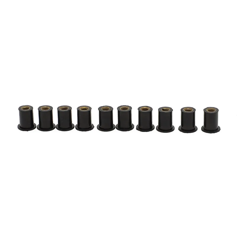 10 Piece Motor M5 Rubber Well Nut Windscreen Fairing Bolt Kit For Honda Kawasaki Yamaha
10 Piece Motor M5 Rubber Well Nut Windscreen Fairing Bolt Kit For Honda Kawasaki Yamaha