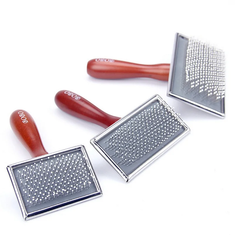 Щетка-гребень из нержавеющей стали для груминга домашних животных
Щетка-гребень из нержавеющей стали для груминга домашних животных