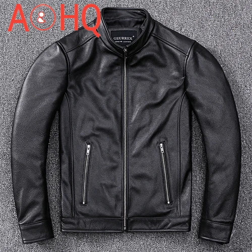 Autumn Jacket Genuine Cowhide Leather Jackets for Men Clothing Stand-up Collar Coat Short Clothes Ropa Hombre LXR1048
Autumn Jacket Genuine Cowhide Leather Jackets for Men Clothing Stand-up Collar Coat Short Clothes Ropa Hombre LXR1048