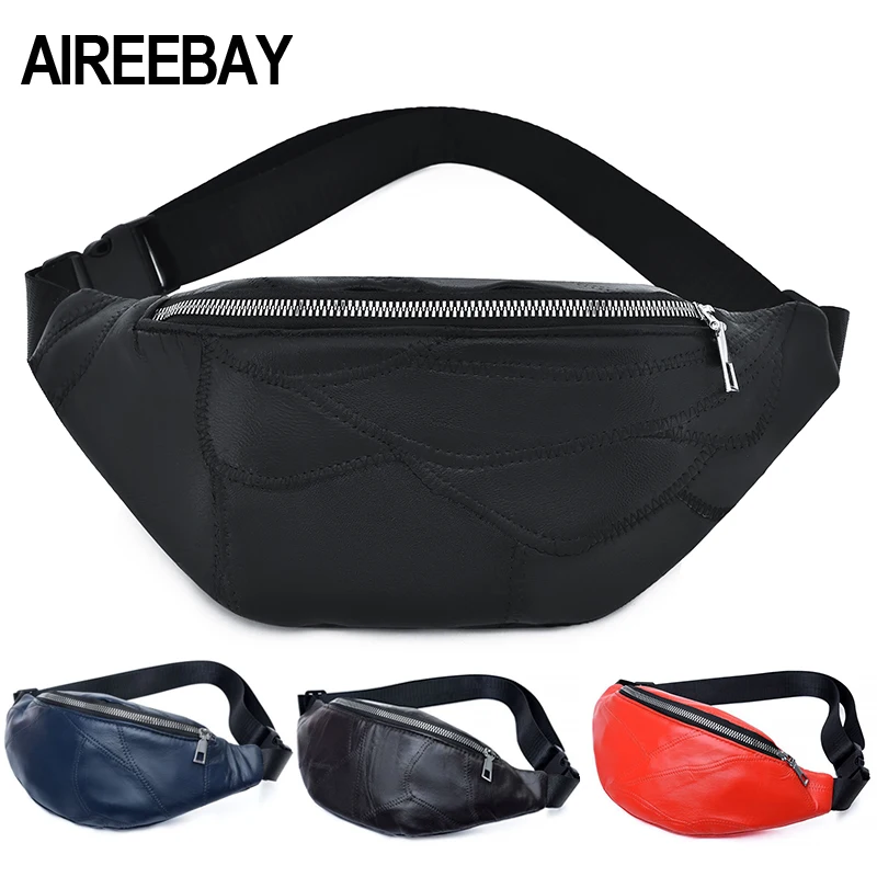 AIREEBAY Fashion PU Leather Waist Bag for Women Vintage Style Black Fanny Pack Ladies Travel Chest Belts Bags
AIREEBAY Fashion PU Leather Waist Bag for Women Vintage Style Black Fanny Pack Ladies Travel Chest Belts Bags
