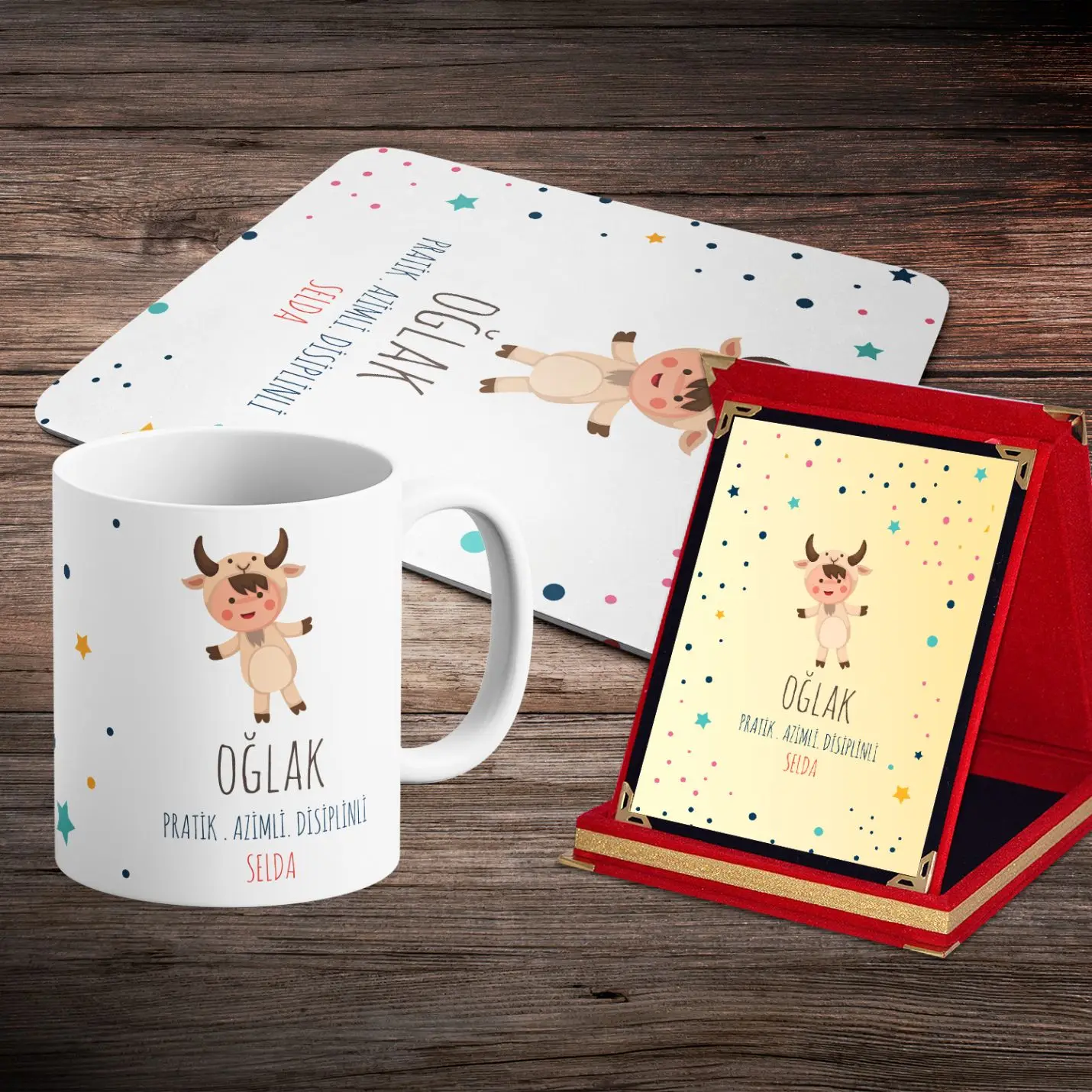 Personalized Zodiac Themed Gift Set-Capricorn
Personalized Zodiac Themed Gift Set-Capricorn