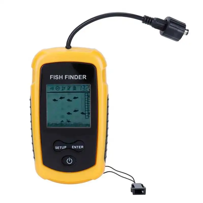 Portable Fish Detector Handheld Sonar Fish Finder with Backlight for Sea Fishing Ice Fishing for Boat Fishing Kayak Fishing
Portable Fish Detector Handheld Sonar Fish Finder with Backlight for Sea Fishing Ice Fishing for Boat Fishing Kayak Fishing