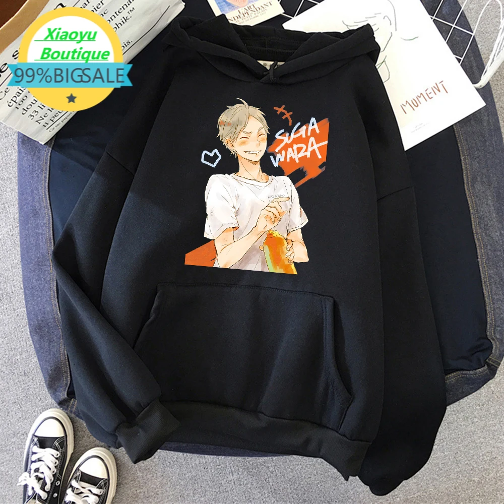 Haikyuu Clothes Men Fashion Pocket sugawara koushi Hoodie Autumn Warm Anime Clothing Casual Loose Fleece Oversized Male Hoodies
Haikyuu Clothes Men Fashion Pocket sugawara koushi Hoodie Autumn Warm Anime Clothing Casual Loose Fleece Oversized Male Hoodies