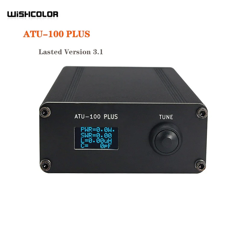 ATU-100 PLUS New Upgraded 100W Open Source Shortwave Automatic Antenna Tuner with Metal Shell Charger For 10W -100W Radio
ATU-100 PLUS New Upgraded 100W Open Source Shortwave Automatic Antenna Tuner with Metal Shell Charger For 10W -100W Radio
