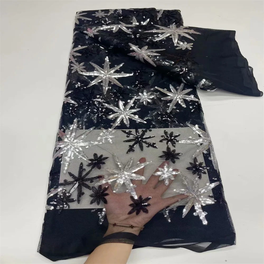 African Sequins Net Lace Fabric 2021 High Quality Lace Elegant French Tulle Lace Nigerian Lace Fabrics For Wedding Sewing
African Sequins Net Lace Fabric 2021 High Quality Lace Elegant French Tulle Lace Nigerian Lace Fabrics For Wedding Sewing