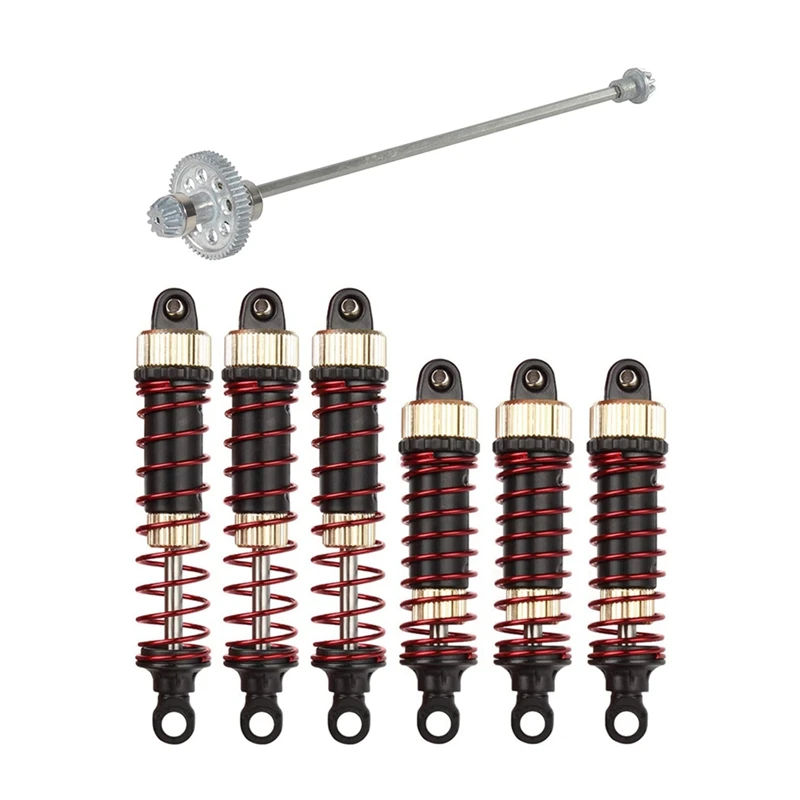 Assembled Spring Damper Suspension Upgraded Oil Filled Shock with All Metal Main Axle Drive Shaft with Gears Bearing Set
Assembled Spring Damper Suspension Upgraded Oil Filled Shock with All Metal Main Axle Drive Shaft with Gears Bearing Set