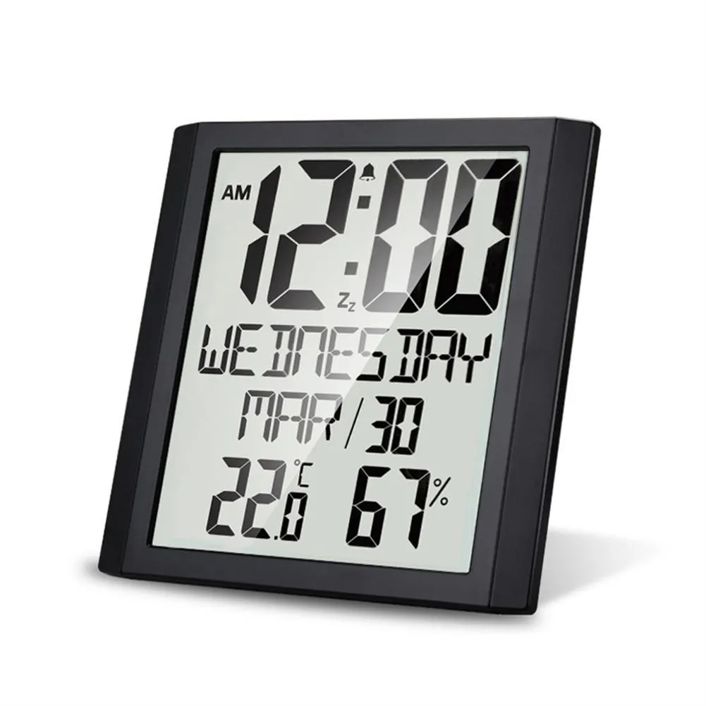 Digital Wall Alarm Clock With Temperature & Humidity 8.6'' Large Display Time Clock Home Decoration
Digital Wall Alarm Clock With Temperature & Humidity 8.6'' Large Display Time Clock Home Decoration
