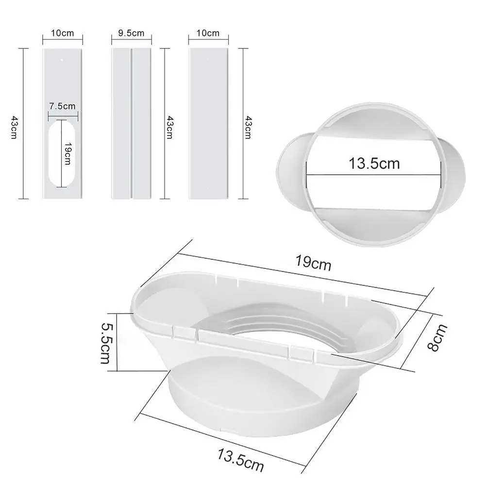 1PC Window Adaptor For Portable Air Conditioner Portable Air Conditioner Window Kit Perfect Accessories For AC Un 
1PC Window Adaptor For Portable Air Conditioner Portable Air Conditioner Window Kit Perfect Accessories For AC Un