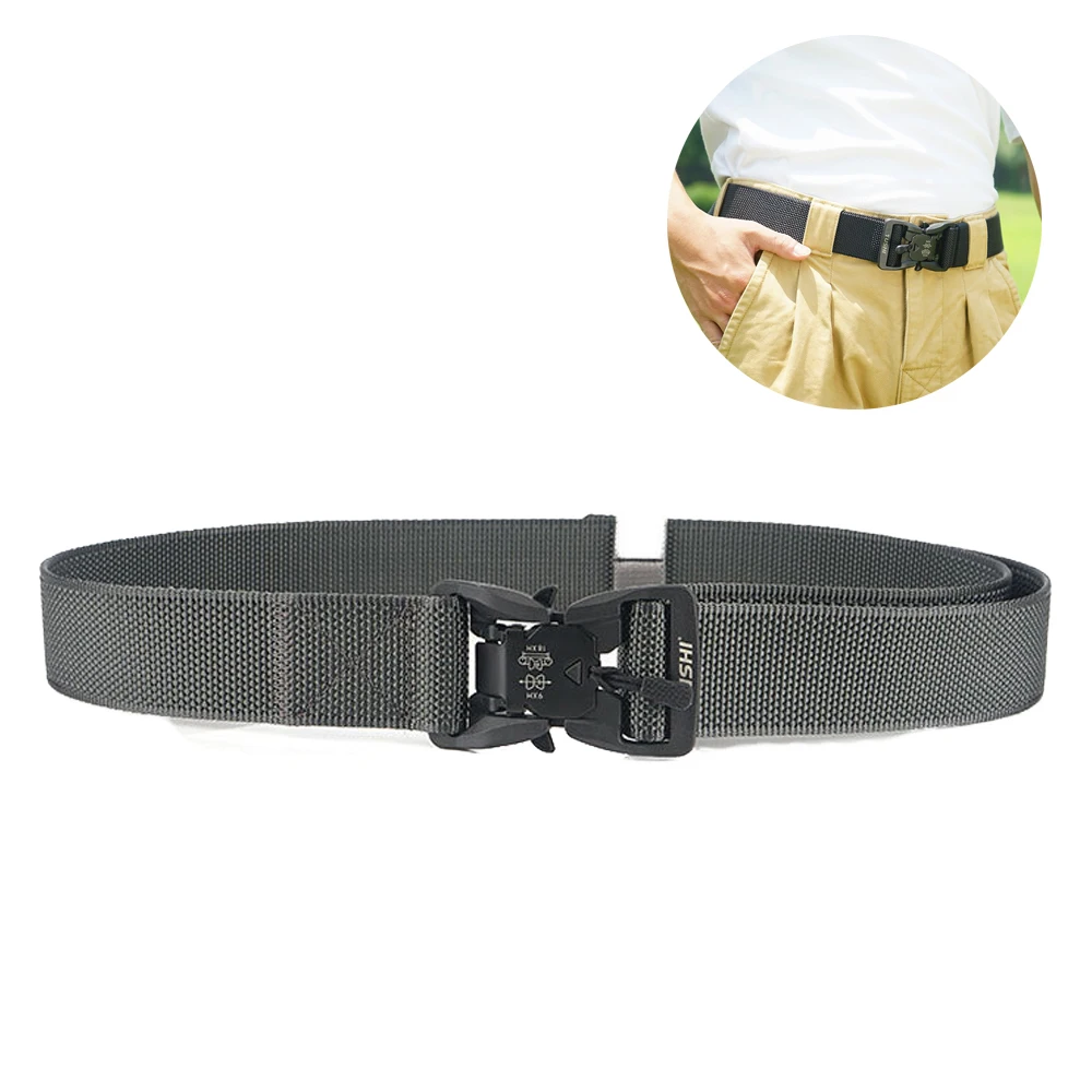 125cm Elastic Military Belt Tactical Waist Strap Army Training Quick Release Magnetic Buckle Belt Outdoor Hunting Accessories
125cm Elastic Military Belt Tactical Waist Strap Army Training Quick Release Magnetic Buckle Belt Outdoor Hunting Accessories