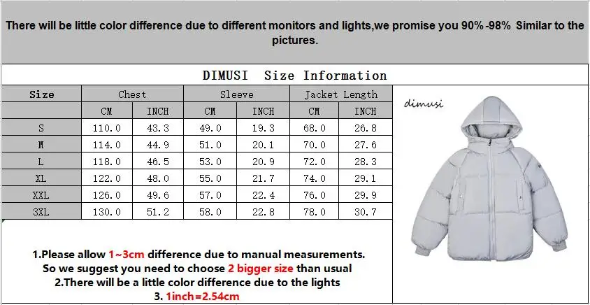 DIMUSI Winter Jacket Mens Fashion Cotton Thick Warm Parkas Coats Man Casual Outwear Windbreaker Hoodies Bomber Jackets Clothing
DIMUSI Winter Jacket Mens Fashion Cotton Thick Warm Parkas Coats Man Casual Outwear Windbreaker Hoodies Bomber Jackets Clothing