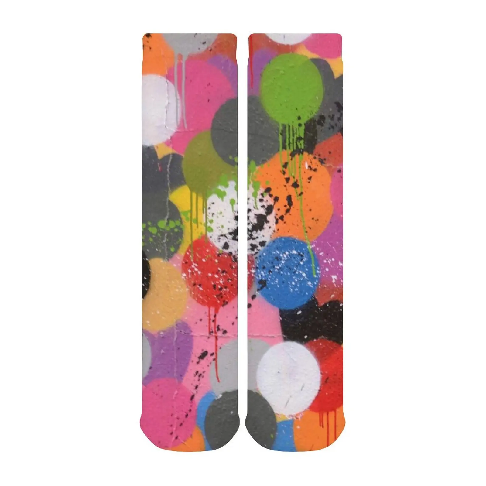 Graffiti Socks Teen Large Chemical Fiber Stockings Drawings Work Anti-Slip Novelty Socks 
Graffiti Socks Teen Large Chemical Fiber Stockings Drawings Work Anti-Slip Novelty Socks