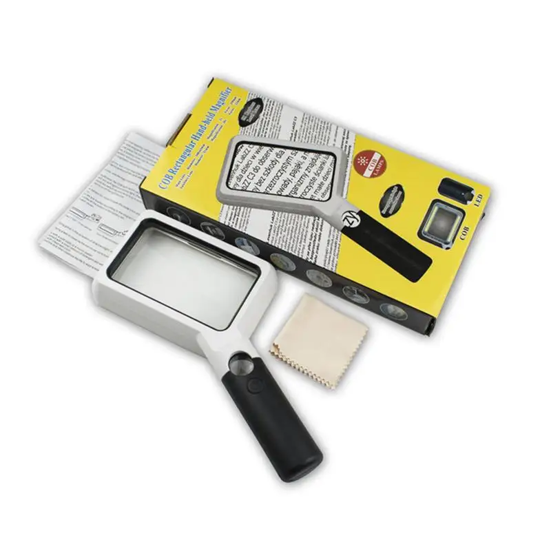2X/20X Magnifying Glass Loupe LED Handheld Double Lens COB Lamps Portable Reading Magnifier Illuminated Loupe Map Stamps
2X/20X Magnifying Glass Loupe LED Handheld Double Lens COB Lamps Portable Reading Magnifier Illuminated Loupe Map Stamps
