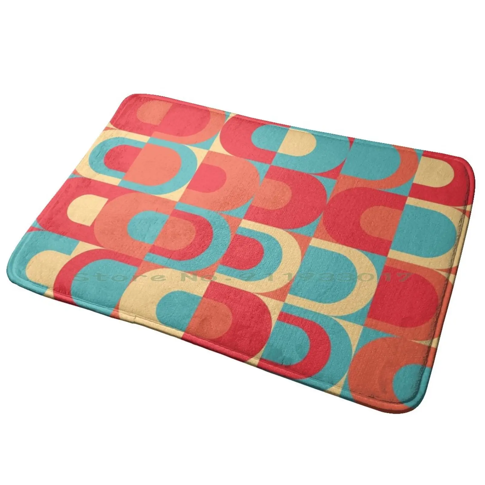 70s Pattern Retro Inustrial In Red , Blue Teal And Orange Entrance Door Mat Bath Mat Rug Patterns Textures Textile Style
70s Pattern Retro Inustrial In Red , Blue Teal And Orange Entrance Door Mat Bath Mat Rug Patterns Textures Textile Style