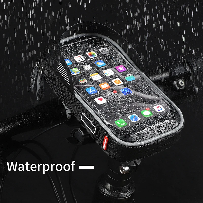 WEST BIKING Waterproof Bicycle Bag Mobile Phone Mount Bag for 6.5 Inch IPhone Samsung Phone Mount MTB Cycling Handlebar Bags
WEST BIKING Waterproof Bicycle Bag Mobile Phone Mount Bag for 6.5 Inch IPhone Samsung Phone Mount MTB Cycling Handlebar Bags