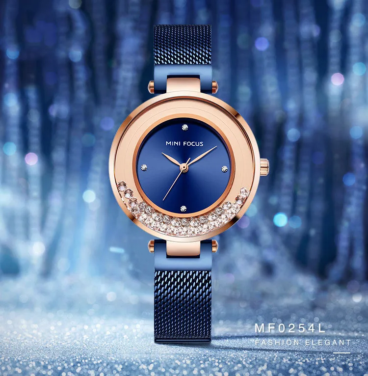 Women's Watch Luxury Brand Fashion Rhinestone Automatic Watch Steel Mesh Belt Diamond Elegant Casual Ladies Watch Reloj Mujer 
Women's Watch Luxury Brand Fashion Rhinestone Automatic Watch Steel Mesh Belt Diamond Elegant Casual Ladies Watch Reloj Mujer