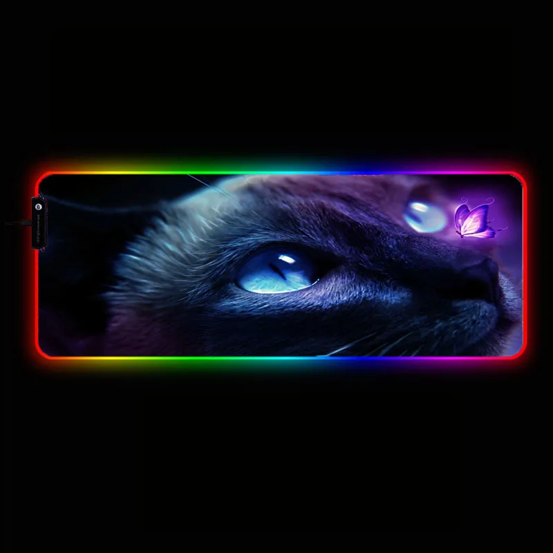 Cat Blue Eyes Gaming RGB Large Animal Mouse Pad Gamer Big Mouse Mat Computer Mousepad Led Backlight Keyboard Desk Mat
Cat Blue Eyes Gaming RGB Large Animal Mouse Pad Gamer Big Mouse Mat Computer Mousepad Led Backlight Keyboard Desk Mat