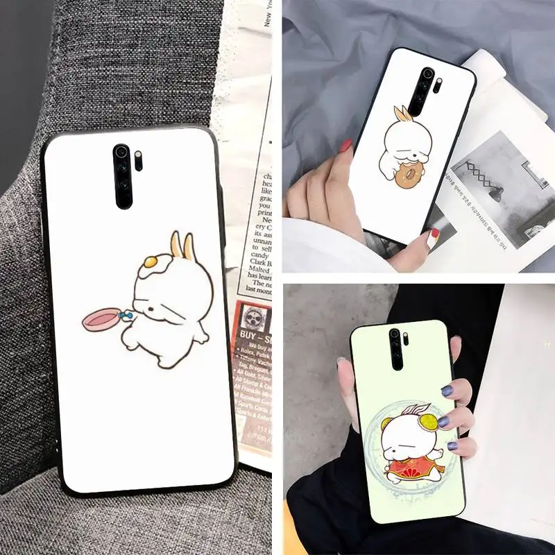 Мягкий чехол для телефона Motirunner life of rascal rabbit redmi note 4/4X/7/5/5A/8/8T/9/9PRO/6pro